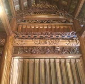nhà gỗ 5 gian