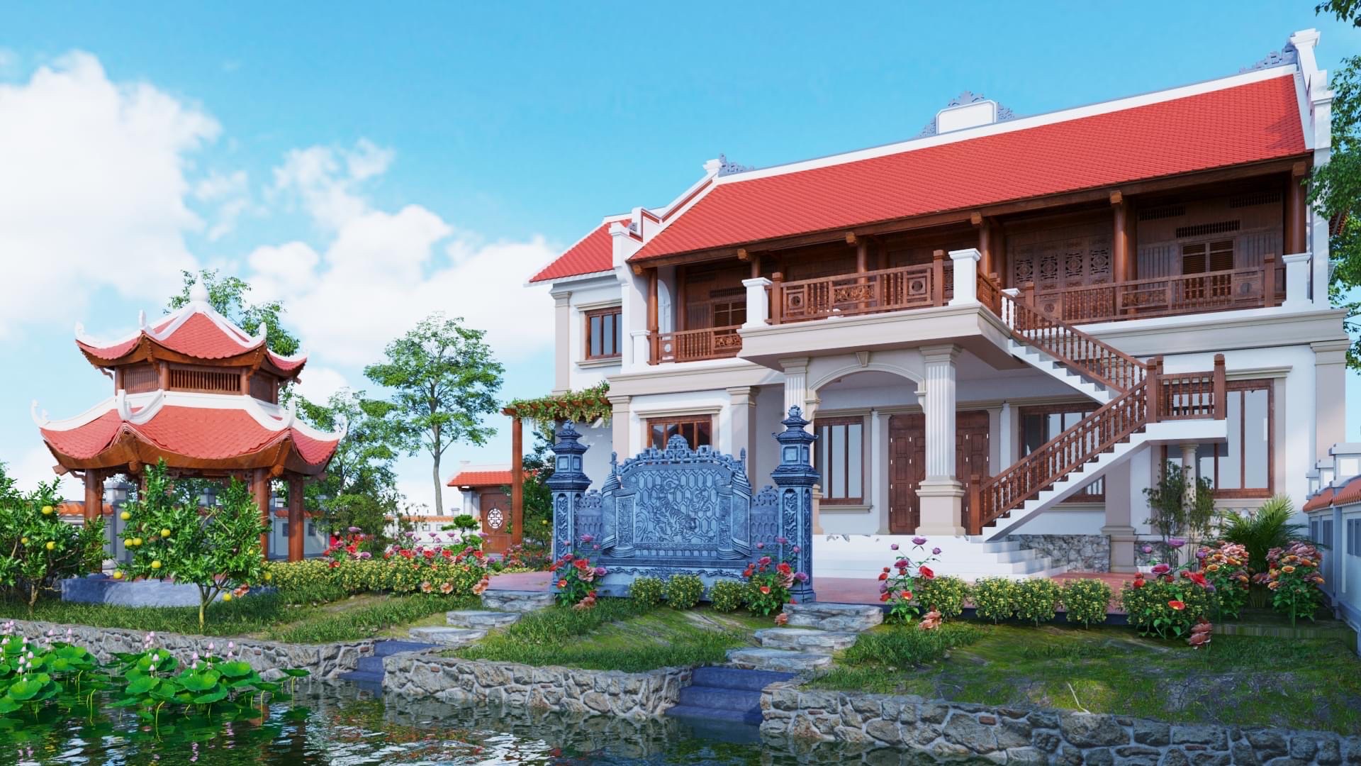 thi công nhà gỗ hậu giang