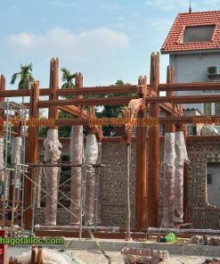 Alternative view of Nhà gỗ lim 3 gian 24 cột